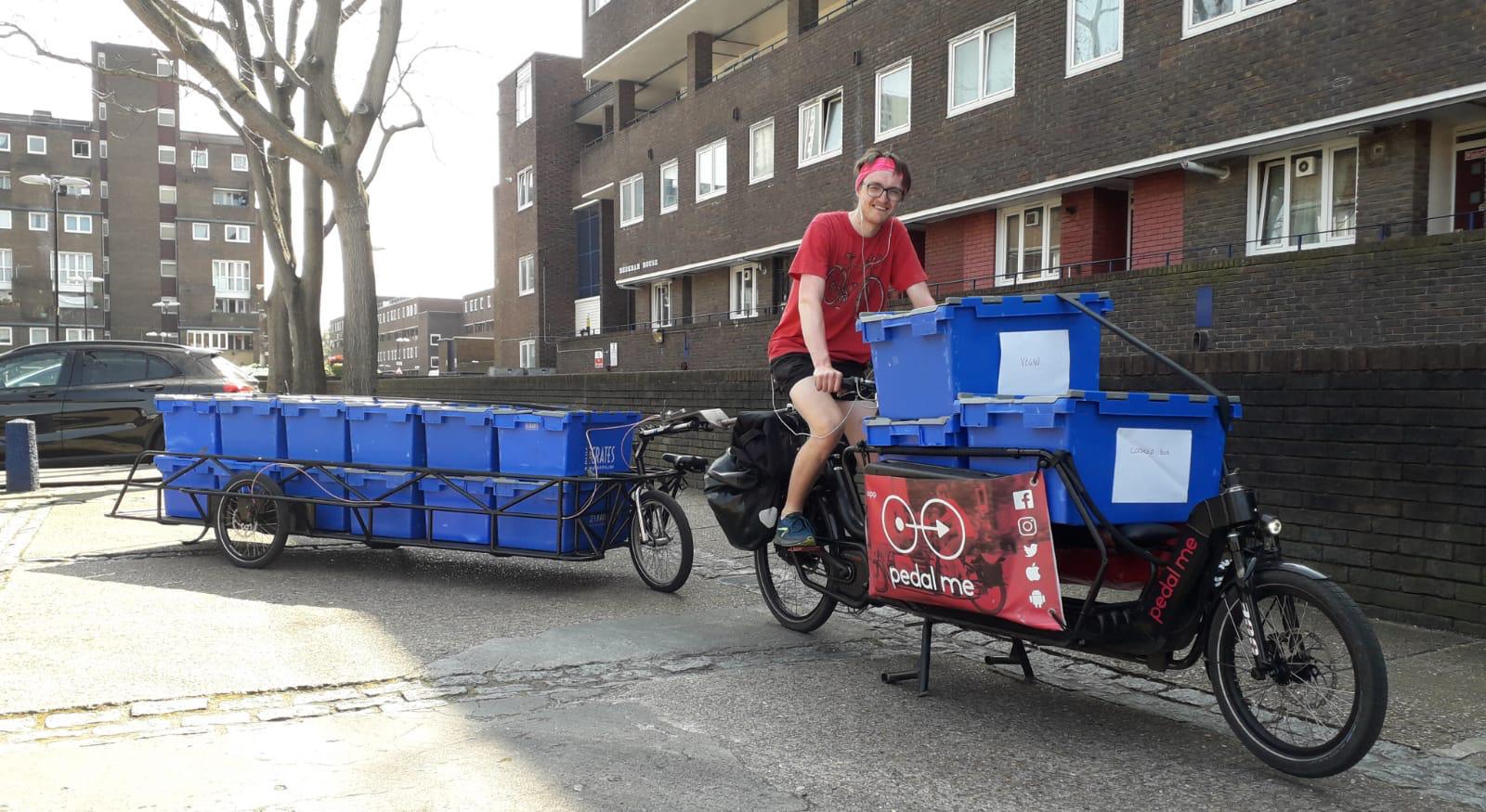 Pedal Me x Lambeth Council during the Covid 19 lockdown The logistics of delivering 10 000 care packages using e cargo bikes Pedal Me